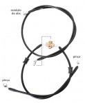 Flexível de Freio Dianteiro em aeroquip (indo até o módulo do abs) - Z900RS (2019 a 2023)    FD_Z900RS_19-23_total