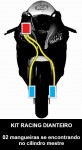 Flexível de Freio Dianteiro (kit para eliminar o abs) em aeroquip - VRSCDX Night Rod Special (2007 a 2017)    FDR_VRod_2007-